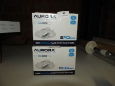 *Two Boxes of Aluminium Downlight Bezels