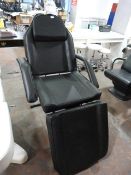 Black Adjustable Massage Chair