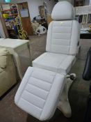 White Adjustable Massage Chair