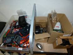 *Office Sundries Including Pens, Calculators, Storage Jars, Mice, Speakers, etc.