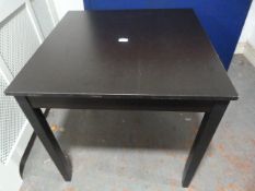 Square Black Side Table 29