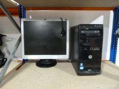 *HP L1906 Monitor, and a HP Pro Computer Tower