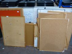 *Quantity of Cork and Other Noticeboards and Whiteboards