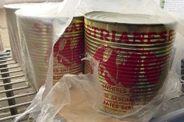 5 x Large Catering Tins Of Tomatoes - Ref: CAM598 - CL612 - Location: London SW1PThis item is to