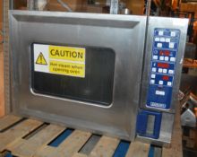 1 x HOBART Commercial Steam Oven In Stainless Steel - Dimensions: H70 x W90 x D81cm - Very