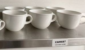 6 x VILLEROY & BOCH Premium Porcelain Fine Dining Restaurant Large Espresso Cups - Ref: CAM687 -