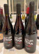 3 x Bottles Of ULYSSE ETNA ROSSO - 2014 - 750ml - New/Unopened Restaurant Stock - Ref: CAM540