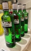 4 x Bottles Of GORDON'S GIN - New/Unopened Restaurant Stock - Ref: CAM575 - CL612 - Location: London