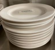 11 x VILLEROY & BOCH Premium Porcelain Fine Dining Restaurant 16cm Round Roll Plates - Ref: CAM681 -