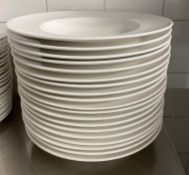 19 x VILLEROY & BOCH Premium Porcelain Large Fine Dining Restaurant Round Soup Bowls - 29.5cm