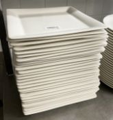 28 x VILLEROY & BOCH Premium Porcelain Fine Dining Restaurant Square Main Course Plates -