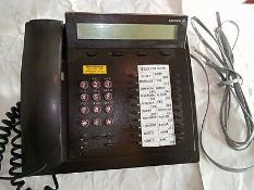 11 X Ericsson DBC213. 20 Channel Desk Phones With Cables And 1 x Plantronics Head Set And Power Pack