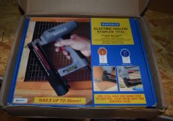 1 x Rapesco Electric Nailer / Stapler Kit Model 191EL Includes Original Box and Acessories