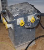 1 x Jenstar Site Transformer 7.5kva 240v to 110v Height 48 cms PME189