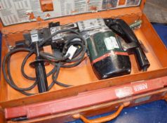 1 x Metabo Bohrhammer BH 1131 S Automatic 240v Hammer Drill With Selection of Various Drill Bits