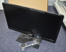 1 x Qvis 21 Inch LED CCTV Security Monitor With User Manual and Remote Control
