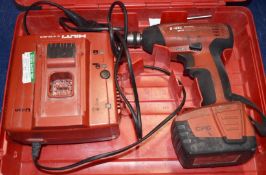 1 x Hilti SIW 144A Cordless Impact Wrench With Charger, Battery and Carry Case PME138