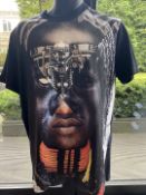 1 x Men's Genuine Givenchy T-Shirt In Black - Size: Small - Preowned In Very Good Condition -