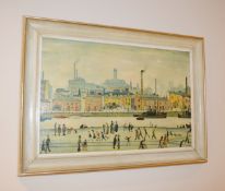 1 x Framed Lowry Art Print - Dimensions (approx.): W70 x H50 - NO VAT ON THE HAMMER - CL630