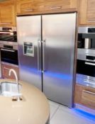 1 x LIEBHERR No-Frost 121cm Side By Side American Style Fridge Freezer - Location: Bolton BL6