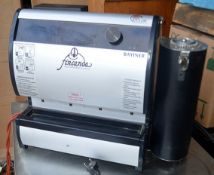 1 x FINCANDA Commercial 4-Cup TURKISH Coffee Machine - Dimensions: 41 x 22 x H44cm - Recently