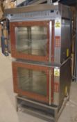 1 x FRI-JADO Stainless Steel Commercial Double Oven And Stand - Dimensions: H180 x W84 x D83cm -
