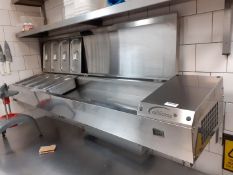 1 x Wiliams Thermowell Commercial Standalone Refrigerated Prep Well (TW18) - Dimensions (mm):
