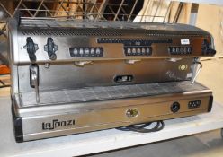 1 x LaSpaziale Commercial Three Group Espresso Coffee Machine With Stainless Steel Finish - Size H49