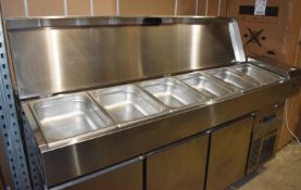 1 x Williams Refrigerator Preparation Well For Pizza or Sandwhich Toppings - Includes Gastro