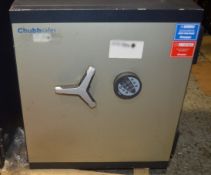 1 x CHUBB Safe With Keypad - Dimensions: H70 x W60 x D51.5cm - Very Recently Removed From A
