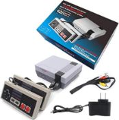 1 x Mini Video Games Console Entertainment System With 620 Games and Two Controllers - Brand New