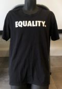 1 x Men's Genuine Nike Dri-Fit T-Shirt In Black With The Slogan 