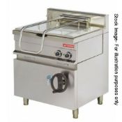 1 x Arisco EP722 Tilting Brat Pan - 3 Phase Electric - CL531 - Location: Essex
