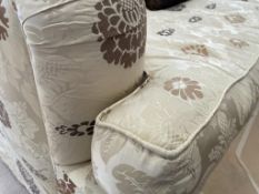 1 x Voluptuous Two Seater Sofa With Removable Bespoke Fabric Covers and Scatter Cushions - NO VAT ON