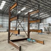 1 x Heavy Duty Cantilever Racking Unit - Ideal For Builders Merchants or Warehouses - Dimensions: