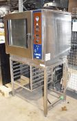 1 x Lainox Combi Oven With USB Socket and 90 Programs - RRP £4,400 - Comes With Stand - 400v 3 Phase