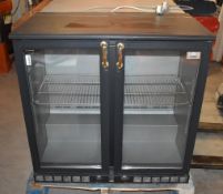 1 x Gamko Maxi20 Two Door Backbar Bottle Cooler