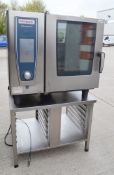 1 x Rational SCC WE 61G Combi Oven - Dimensions: H146 x W84 x D79 cms - Ref 664 WH2 - CL653 -