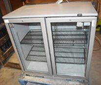 1 x LEC BC9004G Two Door Backbar Bottle Cooler
