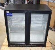 1 x Prodis NT2BH Two Door Backbar Bottle Cooler