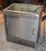 1 x Buffalo HCBA2 Bain Marie Dry Heat Electric Hotcupboard