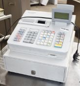 1 x Sharp XE-A307 Electronic Cash Register Till - Key Not Included - Ref: CCA182 WH4 - CL999 -