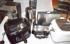 Various Selection of Kitchen Appliances - Includes Krups Coffee Maker, Livivo Fryer, DeLonghi