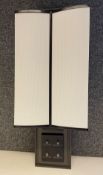 1 x Chelsom Bedside Wall Light (height 66cm x width 15.5cm) Substantial quality, yet at the same ti