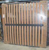 1 x GIORGIO COLLECTION Orthopedic European Kingsize Bed Slats - Dimensions: 204 x 192cm - Ref: