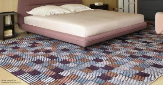 1 x LIGNE ROSET 'Mémoire d'une Trame' Designer Hand-knotted Pastel Coloured Luxury Rug - RRP £2,450