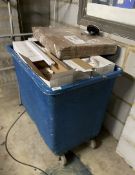 1 x Mobile Storage Container Full of Thermal Receipt Printer Rolls - CL670 - Ref: GEM282 - Location: