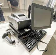 2 x NCR Epos Systems Including Screens, Cash Drawers, Receipt Printers and Hand Scanners - Size: H98