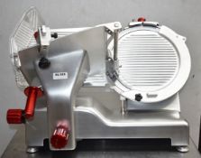 1 x Sure Professional 14 Inch Manual Straight Feed Meat Slicer Suitable For Cooked and Cured