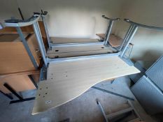 1 x Wooden Office Desk - Dimensions: H83 X W160 X D70cm - From A Working Office Environment -